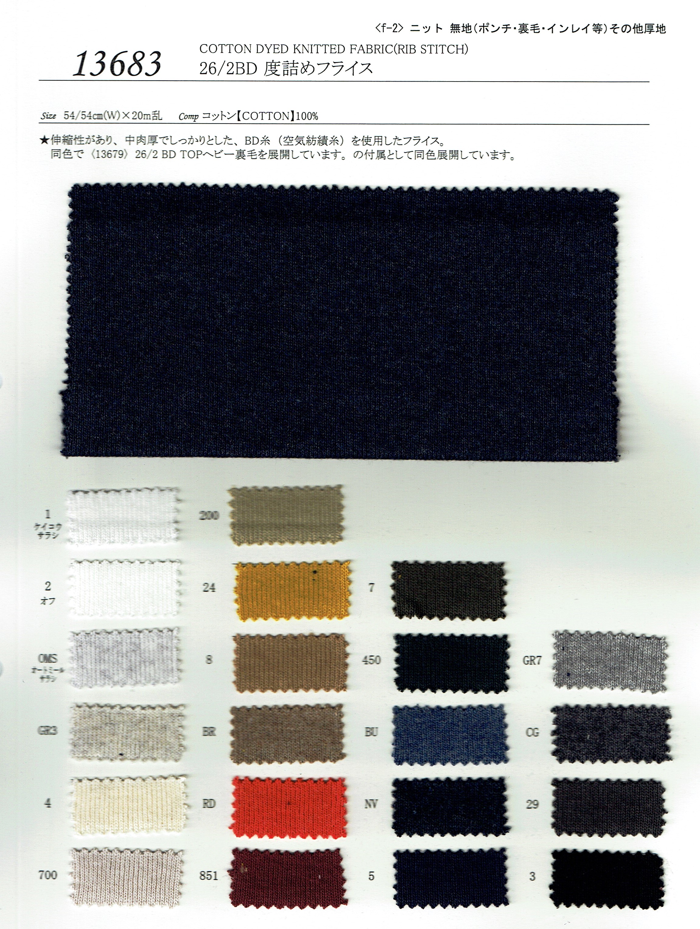 View COTTON100 DYED KNITTED FABRIC[RIB STITCH] DYED KNITTED FABRIC[RIB STITCH]