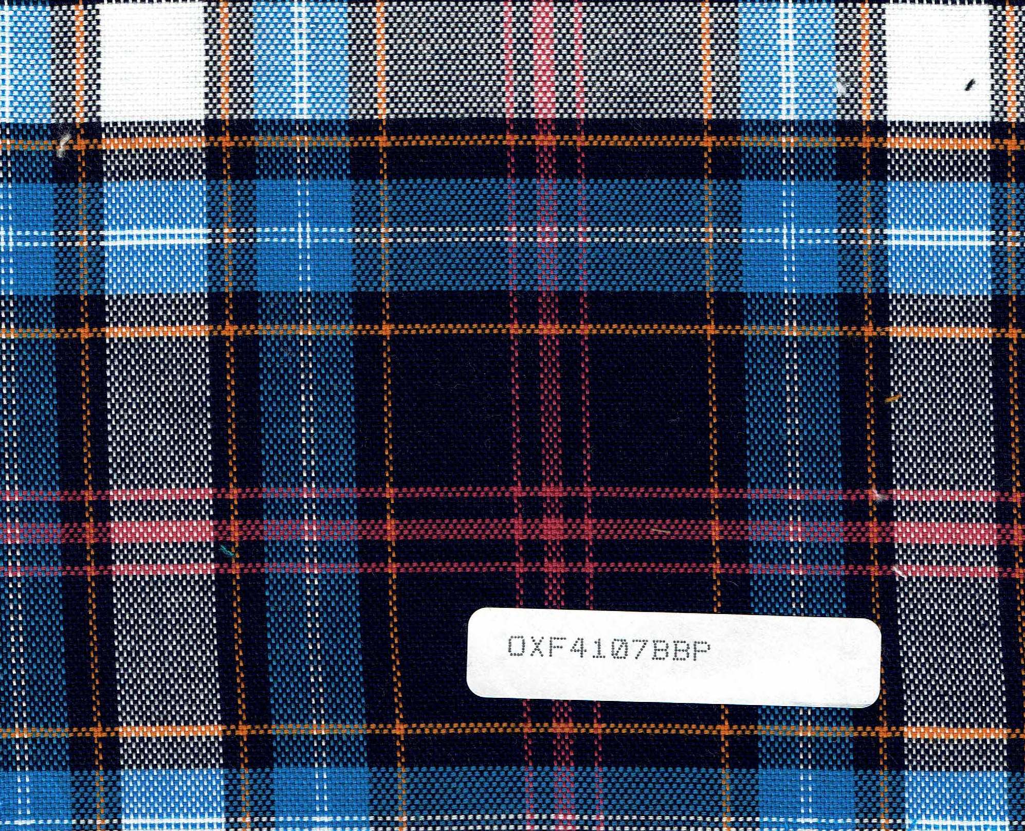 View PLAID  BLU/BLK/PNK OXFORD