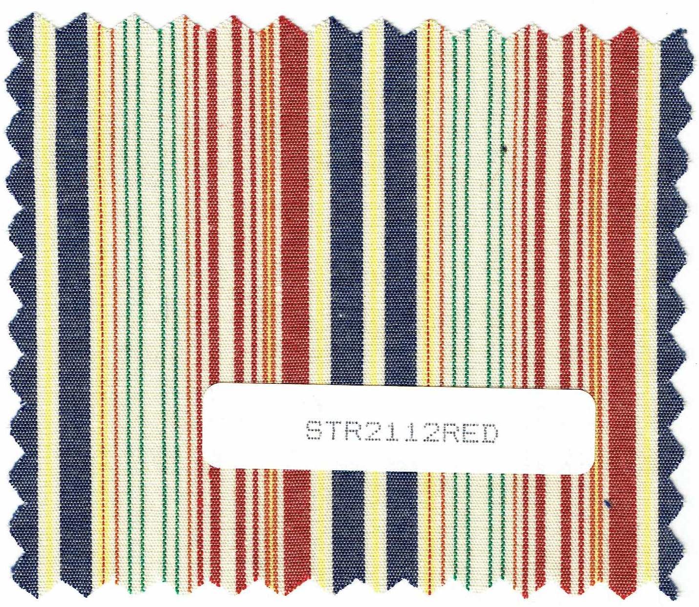 View STRIPE STRTCH 2%L RED/MUL