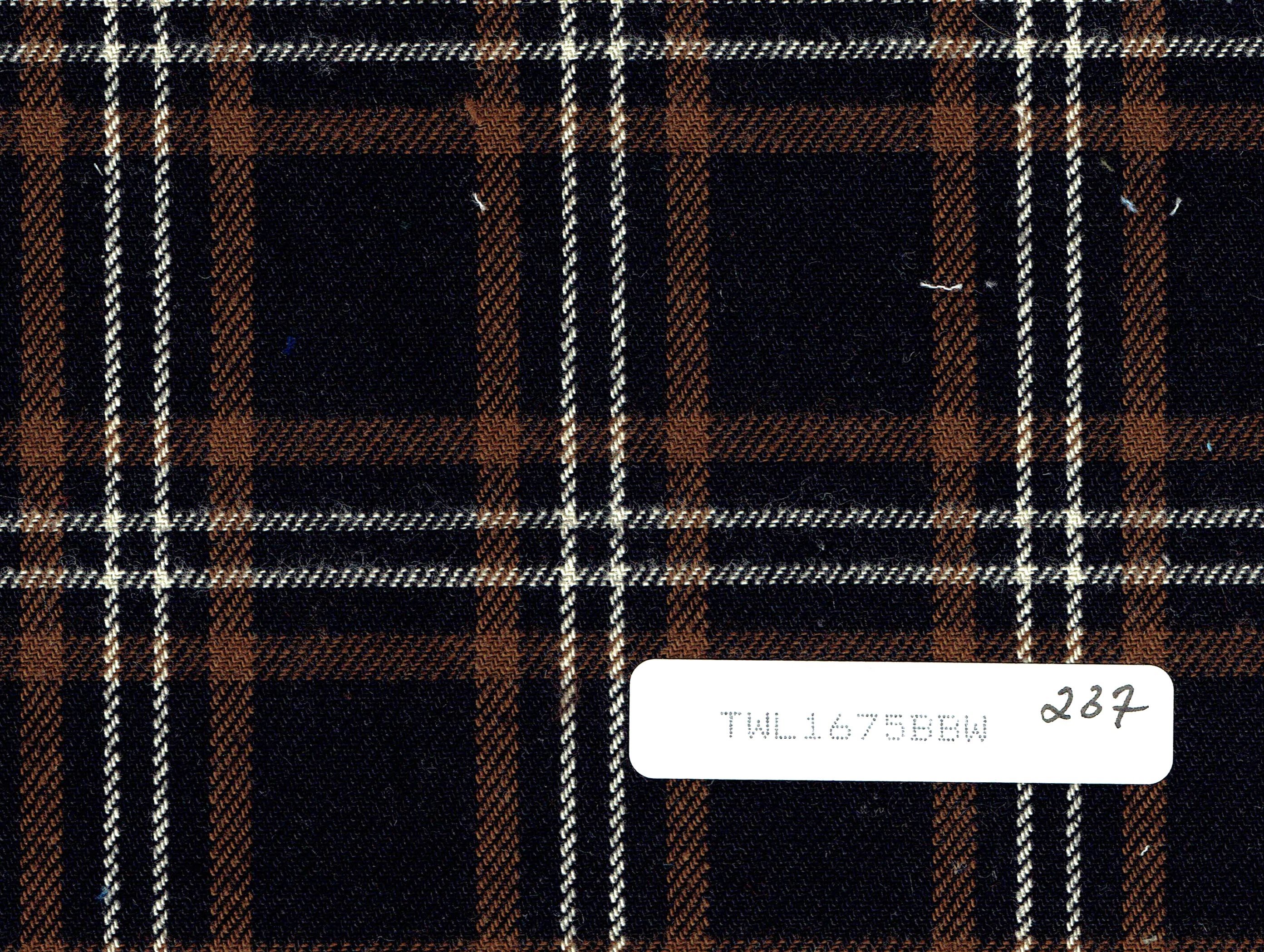 View TWILL PLAID BRN/BLK/WHT