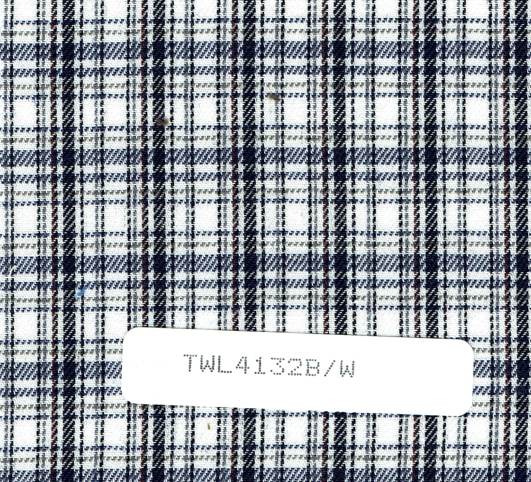 View TWILL PLAID BLACK/WHITE