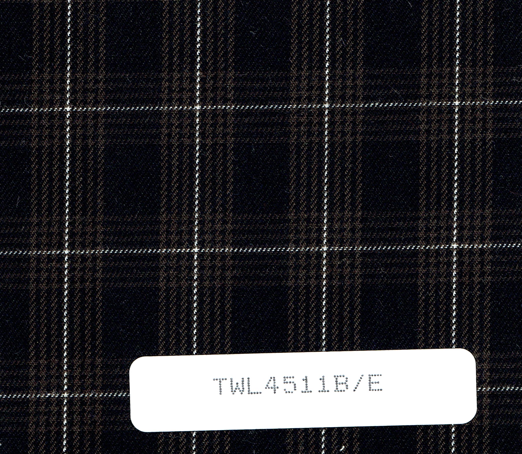 View TWILL PLAID BLK/ESPRESSO