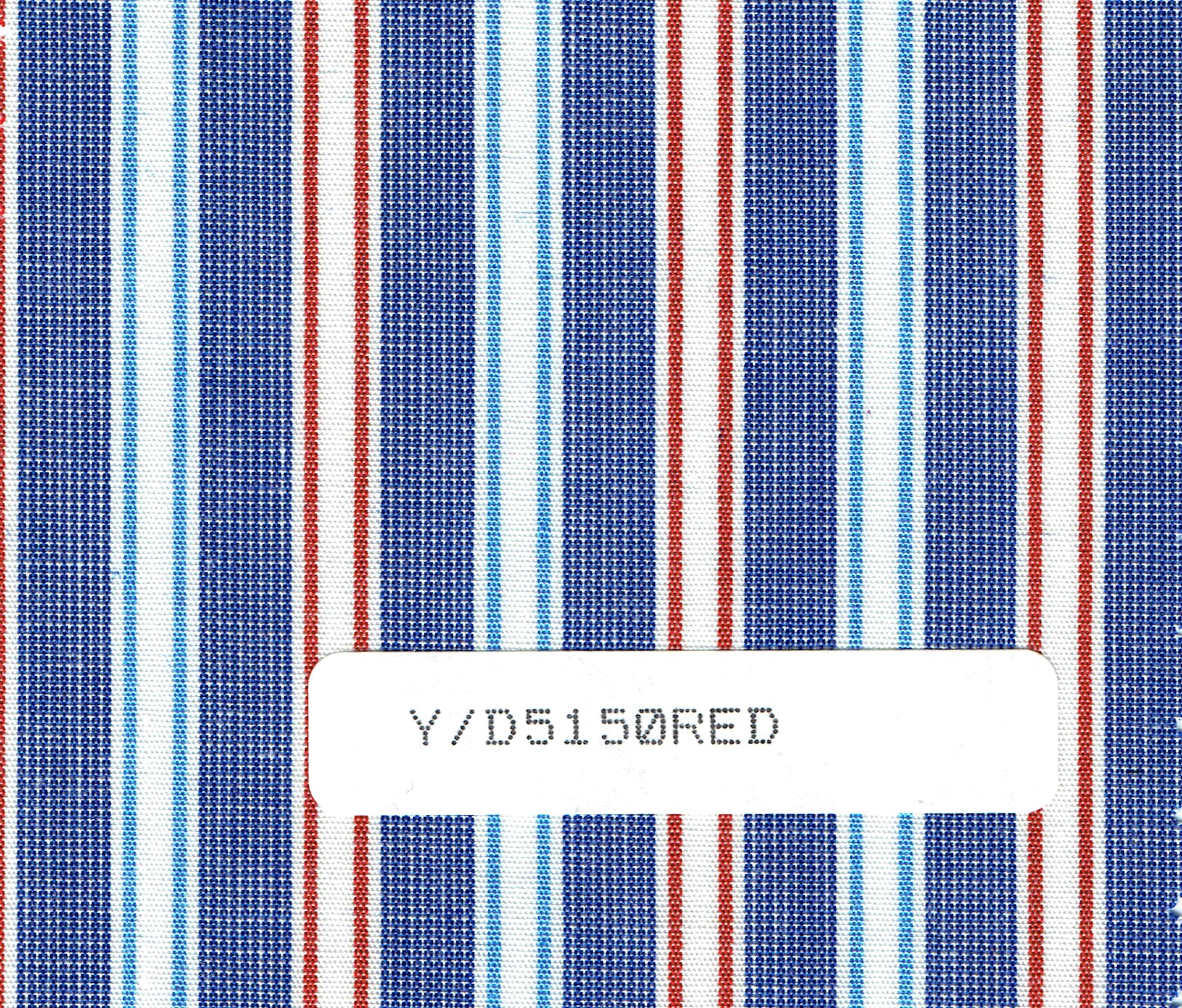 View STRIPE POPLIN RED/BLU/WHT