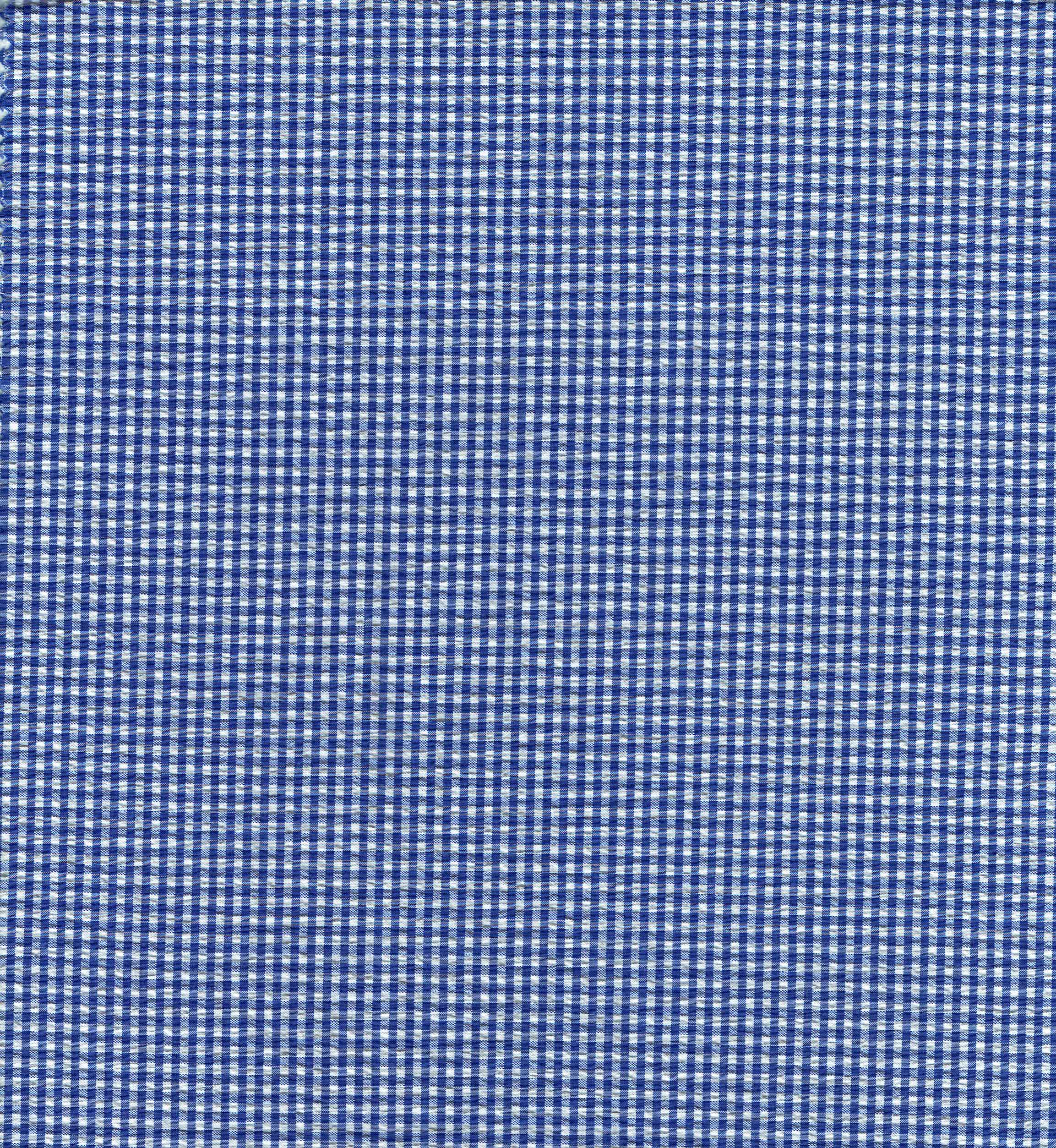 View SEERSUCKER GINGHAM ROYAL